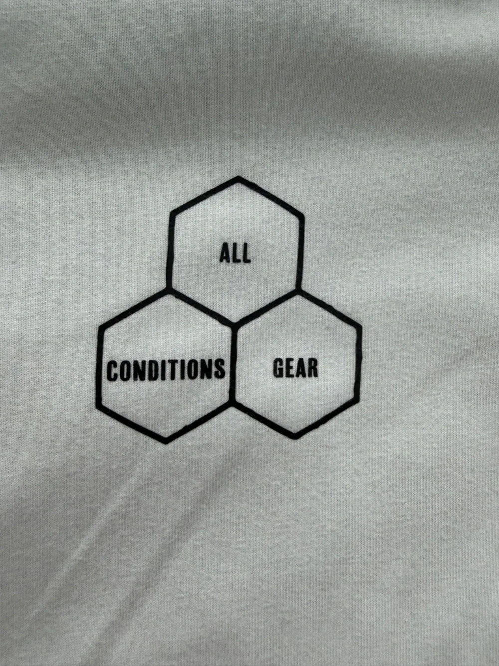 Nike ACG White Short-Sleeve Tee with Black Graphics - Picture 4 of 8